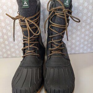 Kamik Waterproof Sienna2 3M Thinsulate Gray/Black/Tan Boot, Size 9